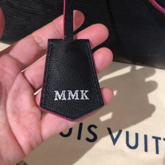 LOUIS VUITTON EPI Vaneau GM Black Hot Pink EUC - Picture 8 of 16